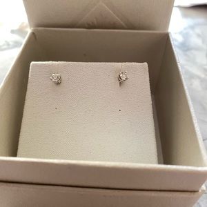 White Gold Canadian Diamond Studs